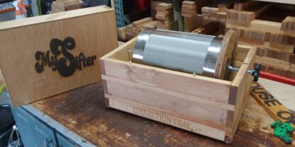 ULTIMATE MYSIFTER BUNDLE (1) 12X18- 180 MICRON SCREEN MANUAL TUMBLER BOX...AND  (1) 12X12- 4 SCREEN  BOX-150-120-14-75 - Image 2