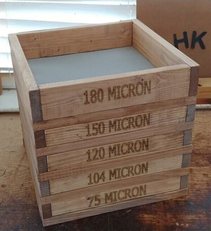 MySifter "5 STACK" SET-12"x12"- 180-150-120-104 and 75 Micron DRY-SIFT/DRY-ICE Screens