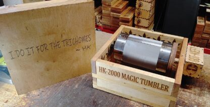 HK2000 Auto Tumbler 12×12 Kief Box**** MIRRORED BOTTOM COLLECTION BASE NOT INCLUDED****