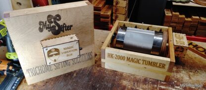 ***ADD-ON*** HK2000 Auto Tumbler w/ Vibration Lid 12×12 Kief Box **** MIRRORED BOTTOM COLLECTION BASE NOT INCLUDED**** - Image 3