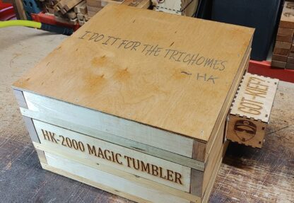 HK2000 Auto Tumbler 12×12 Kief Box**** MIRRORED BOTTOM COLLECTION BASE NOT INCLUDED**** - Image 2
