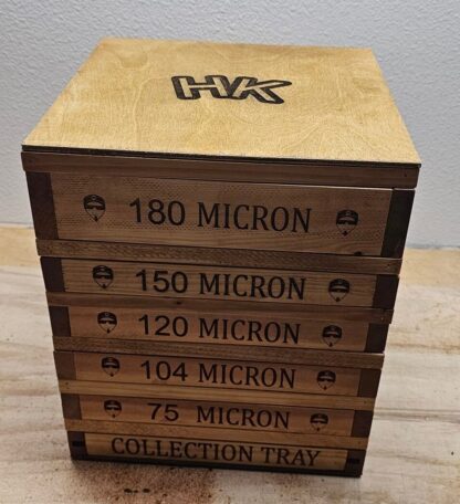 HK's 5-Screen 12"x12" Magic Pollen Box--180-150-120-104-and-75 Micron