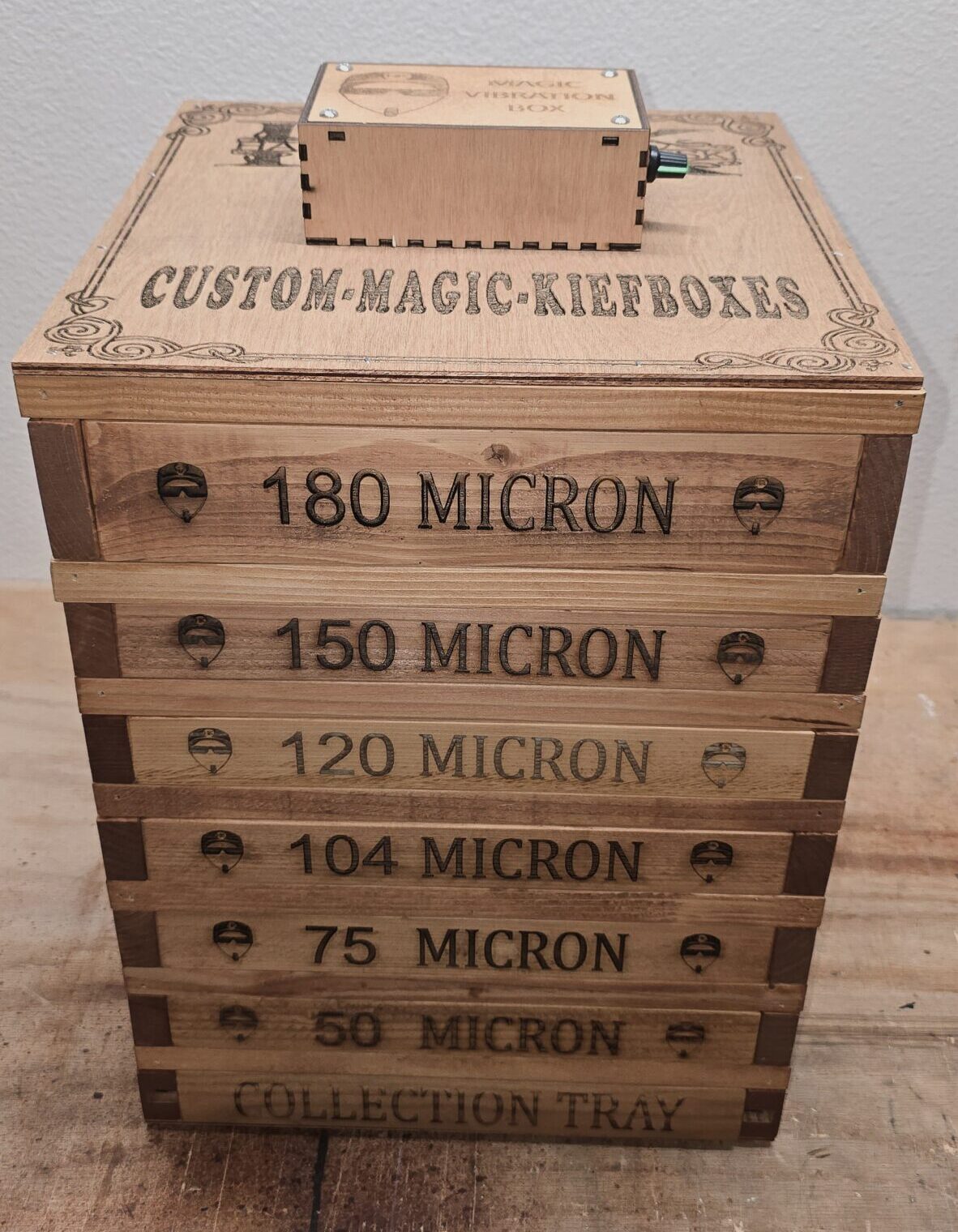 MySifter 6 screen 12x12 Sift Box with VIBRATION!~~ -
